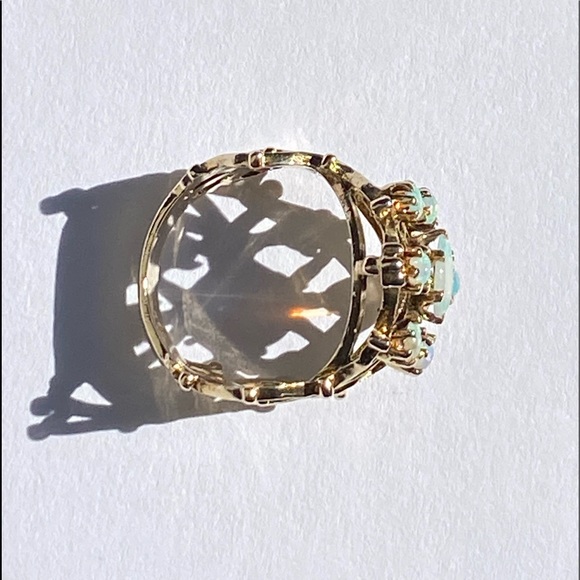 14KT Antique Australian opal ring😍✨ - Picture 10 of 17